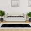 Upholstered Twin Size Daybed with Trundle, Beige - Korvel