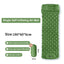 Outdoor double inflatable sleeping pad – with built-in pillow & pump, for camping, backpacking, hiking. - Korvel