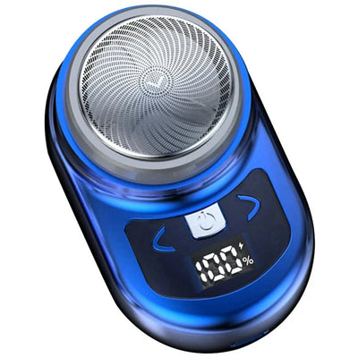 Portable Electric Shaver Pocket Shaving For Men Mini Beard Shaver LCD Power Display Rechargeable Travel Home Shaver Easy Install - Korvel