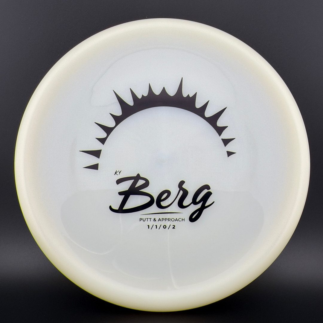 K1 Glow Berg - 2024 Edition Disc Golf Putter