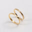 Ring Titanium steel electroplated with 18k gold Shine - Korvel