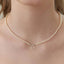 Collar de Lazo de Perlas de Cobre