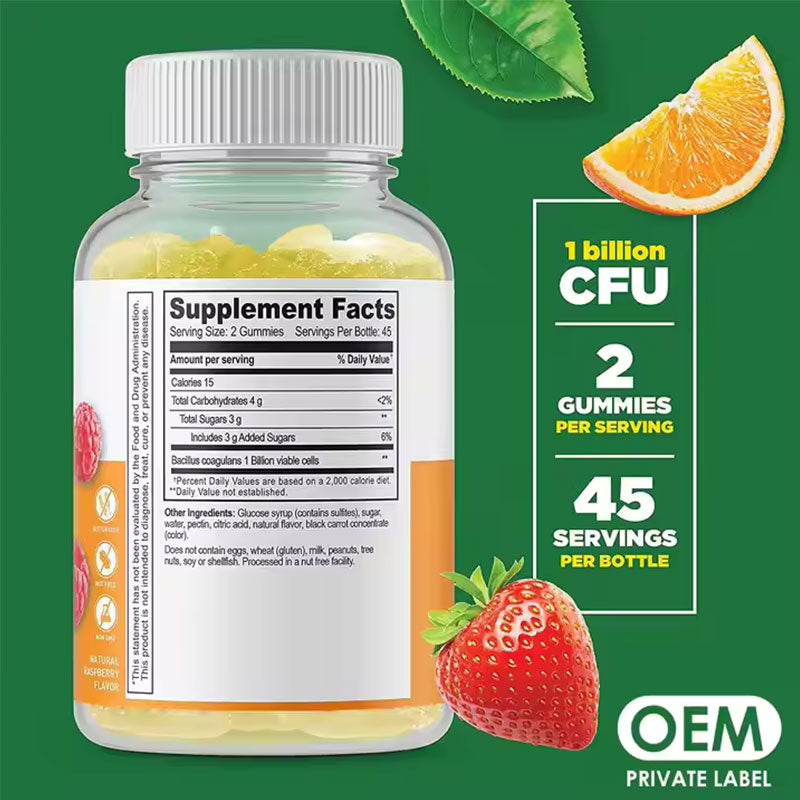 Gastrointestinal Digestive Soft Candy Fruit Flavor Nutritional Vitamin Soft Candy - Korvel