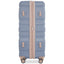 Luggage Sets New Model Expandable ABS Hardshell 3pcs Clearance Luggage (light blue and golden) - Korvel
