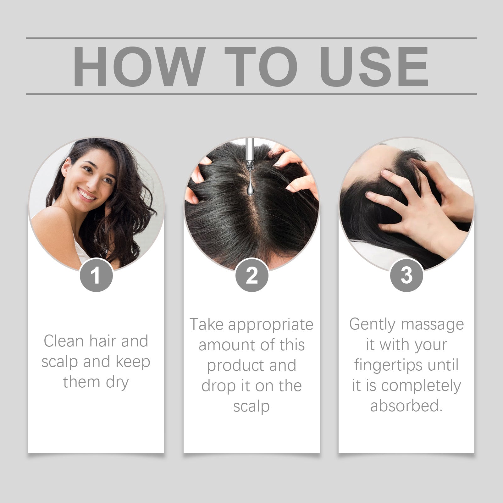 Hair Care Serum, Strengthens Hair And Nourishes Scalp Care Daily Massage Treatment Serum - Korvel