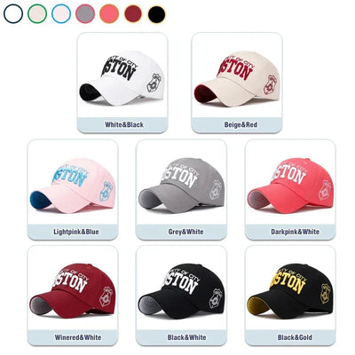 Soft Top Sports Baseball Cap Cotton 3D Embroidery Unisex Snapback Cap Tennis Hat Dad Cap - Korvel