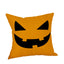 Truc of behandelen/pompoen print Happy Halloween Sierkussen Cover Kussen Case brief print Kussensloop Kussenhoes - Korvel