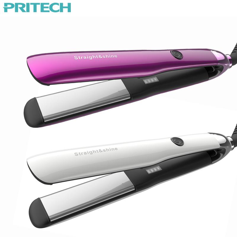 Pritech Hair Styling Tools 4 Speed Temperature Control Professional Hair Straightening Irons Straightener - Korvel