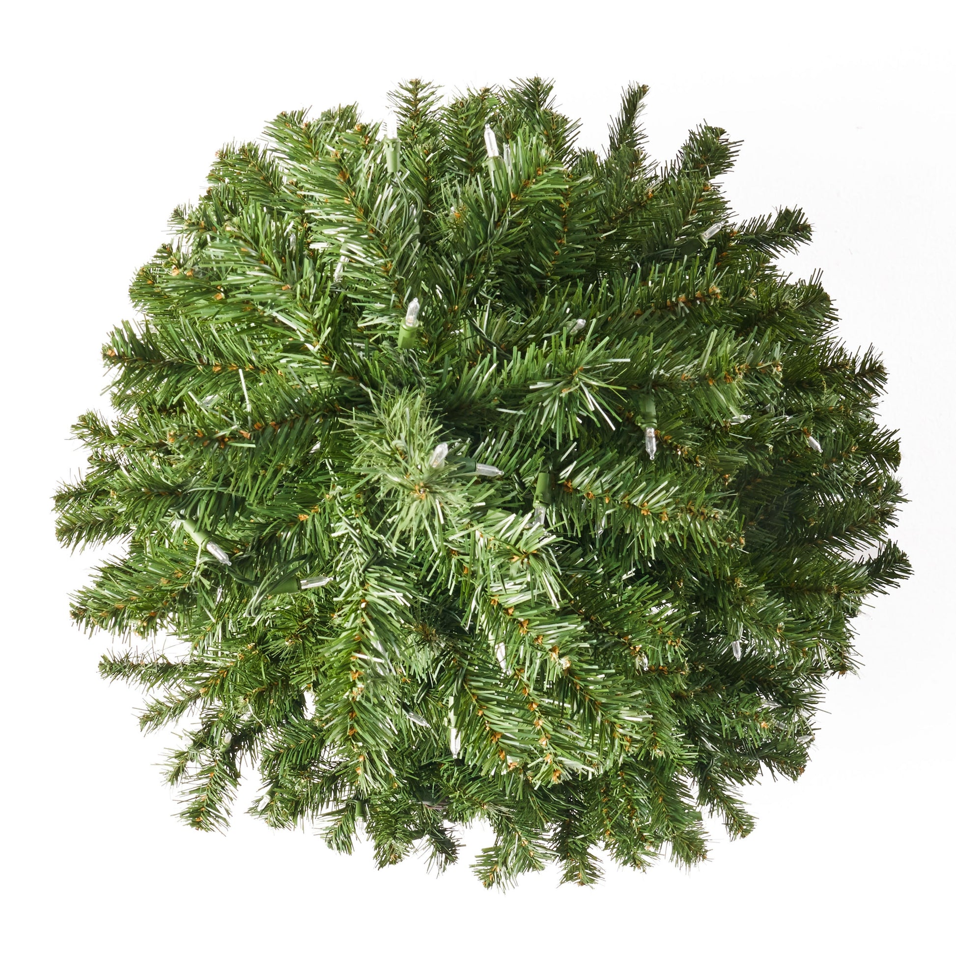 4.5' Hinged Tree with 200 Clear Lights-UL,Dia:32 - Korvel