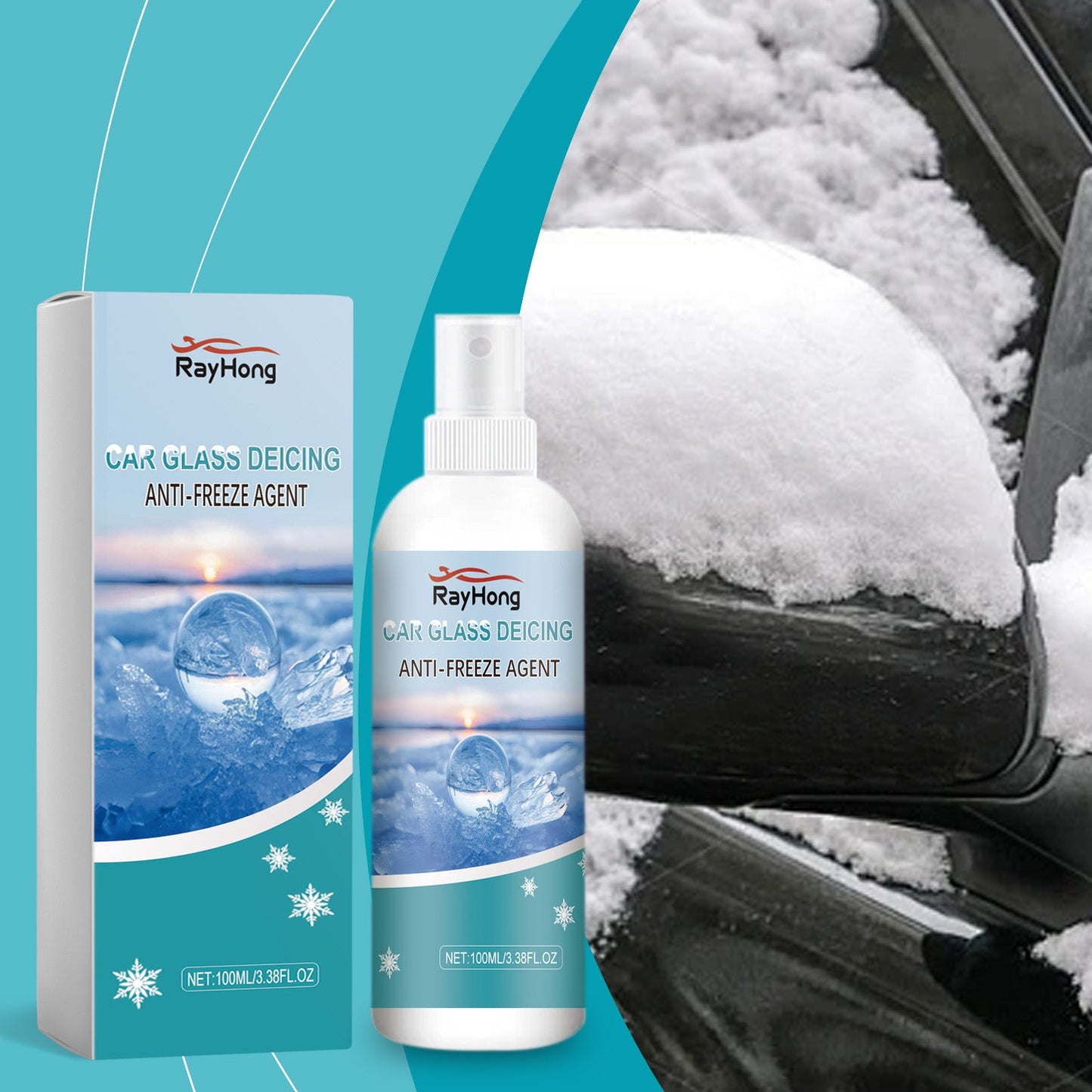 Automotive Glass Deicing And Antifreeze Agent, Anti-Fog And Dustproof Vision Agent For Automotive Front Windshield - Korvel