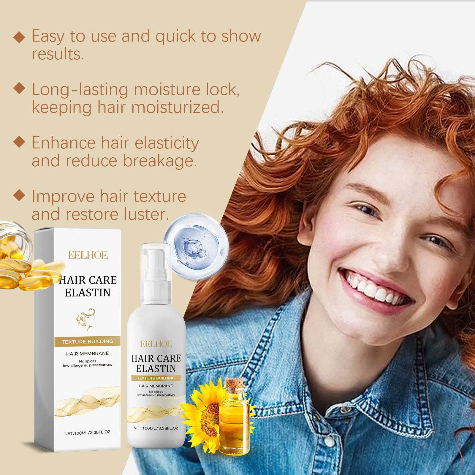 Deep Hair Care Elastin - Korvel