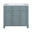 36 inch modern mirror cabinet with adjustable shelves, 2 soft closing doors, and 6 drawer storage cabinet door organizers - Korvel