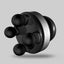 Mini four-head fascia gun powerful lazy electric fully automatic 4-head fascia gun muscle massager muscle membrane gun - Korvel