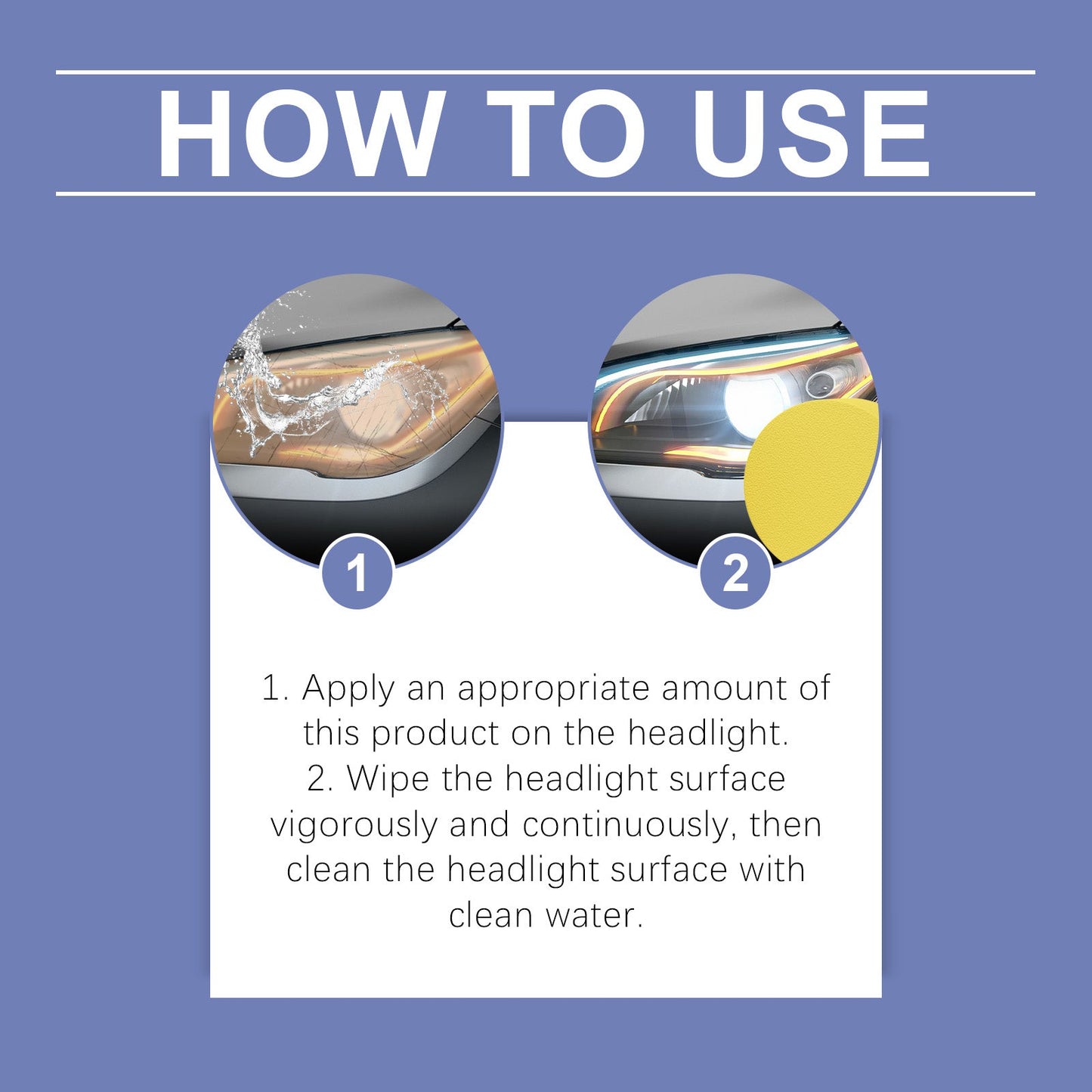 Premium Car Headlight Repair Fluid for Enhanced Clarity