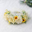 Diadema de Flores con Rosa Grande para Looks Elegantes