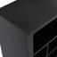 ONTREND Sleek Design 24 Shoe Cabinet - Modern Black Organizer