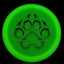 Nocturnal Alpha - Disco de Golf con Huella de Paw Print