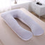 U-Shape Pregnancy Support Pillow for Comfort and Rest