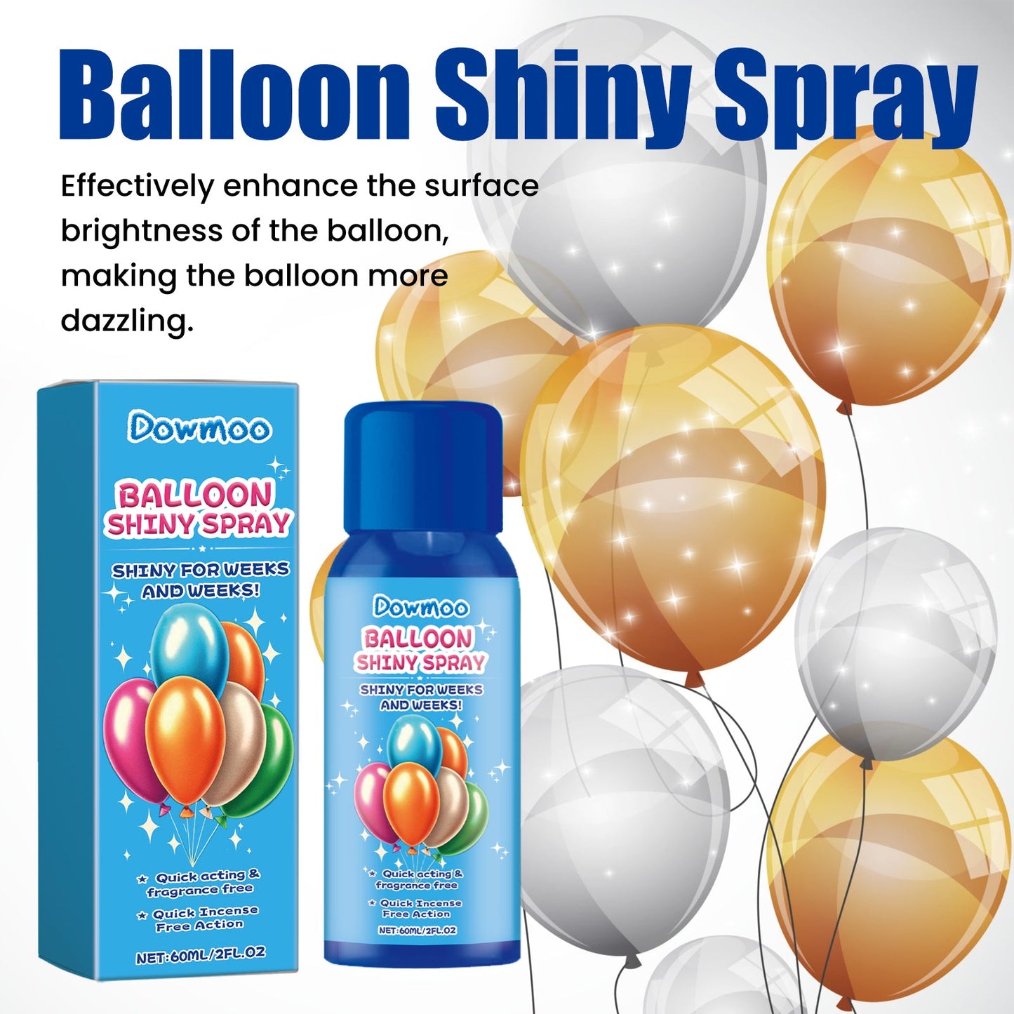 Balloon Shiny Spray for Enhanced Gloss and Appearance