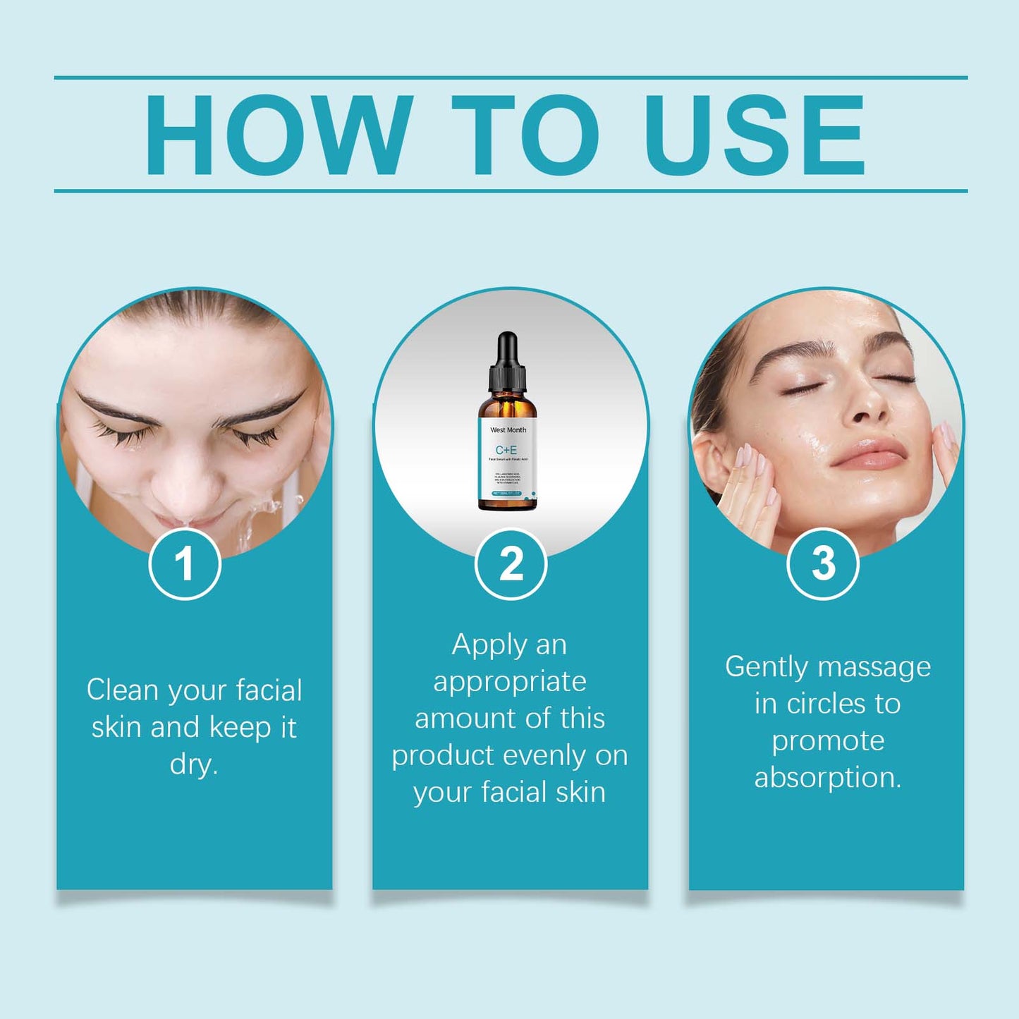 Vitamin C Facial Serum, Moisturizing, Moisturizing, Brightening And Revitalizing Skin Care - Korvel