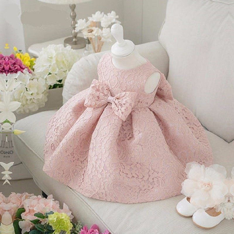 Cute children one year old baby girl princess dress dress - Korvel