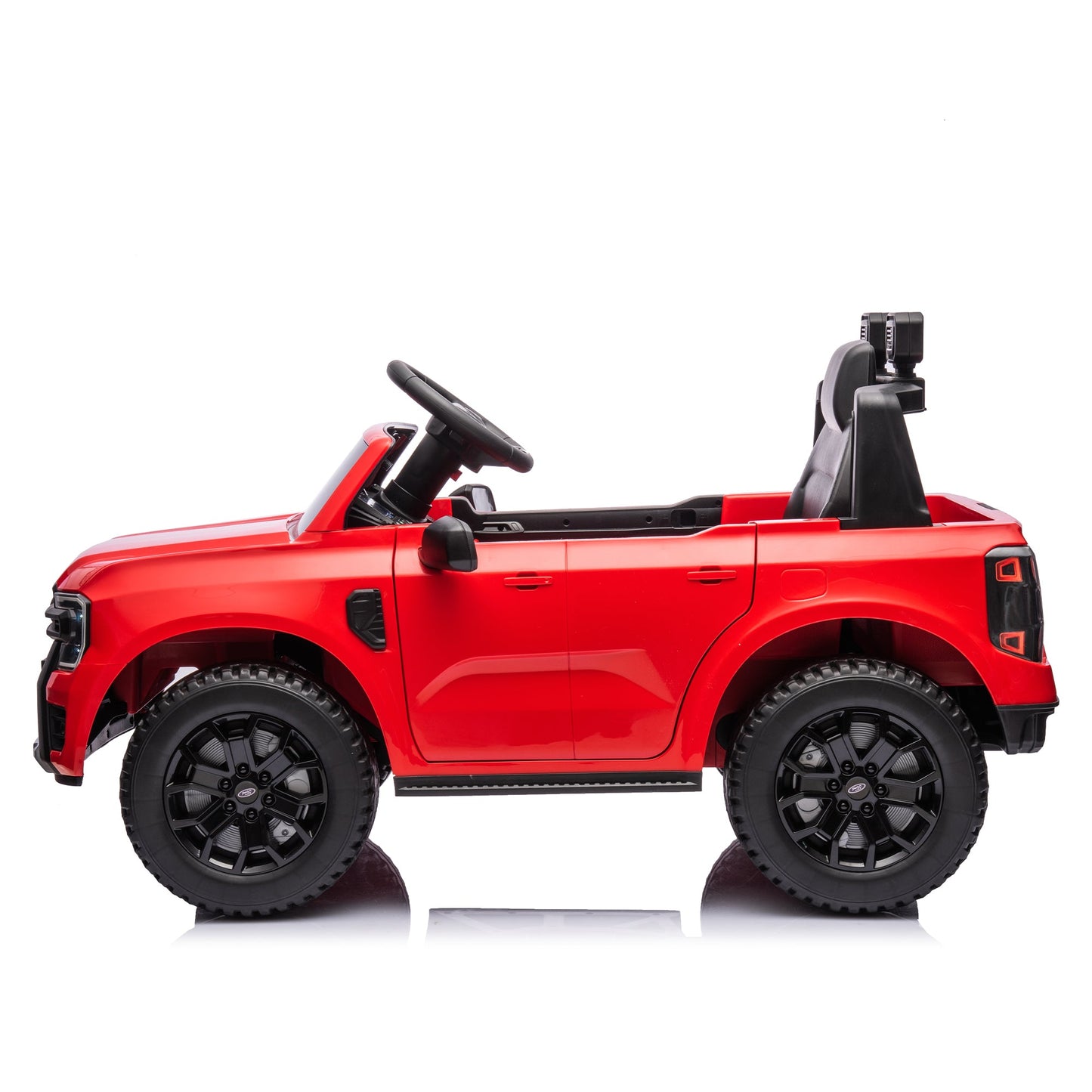 12V children's car remote control, authorized Ford Ranger, 2WD suitable for children aged 3-6. Red - Korvel
