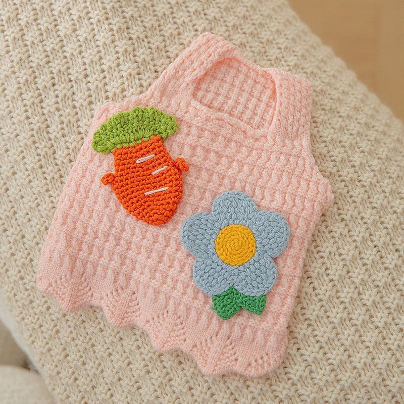 New Cute Cat Clothes Hair proof Autumn Puppet Kitten English Short Blue Cat Pet Autumn Winter Cat Sweater - Korvel