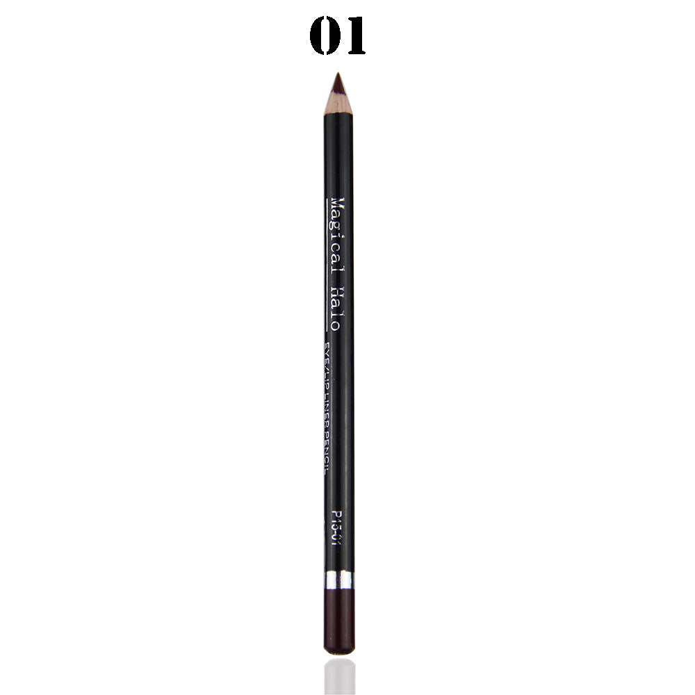 Makeup MH12 Color Mixed Waterproof Lip Liner Lip Nude Lip Pencil Lipstick Pen Set of 12 - Korvel