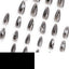 Bow wear manicure long almond nails fake nails - Korvel