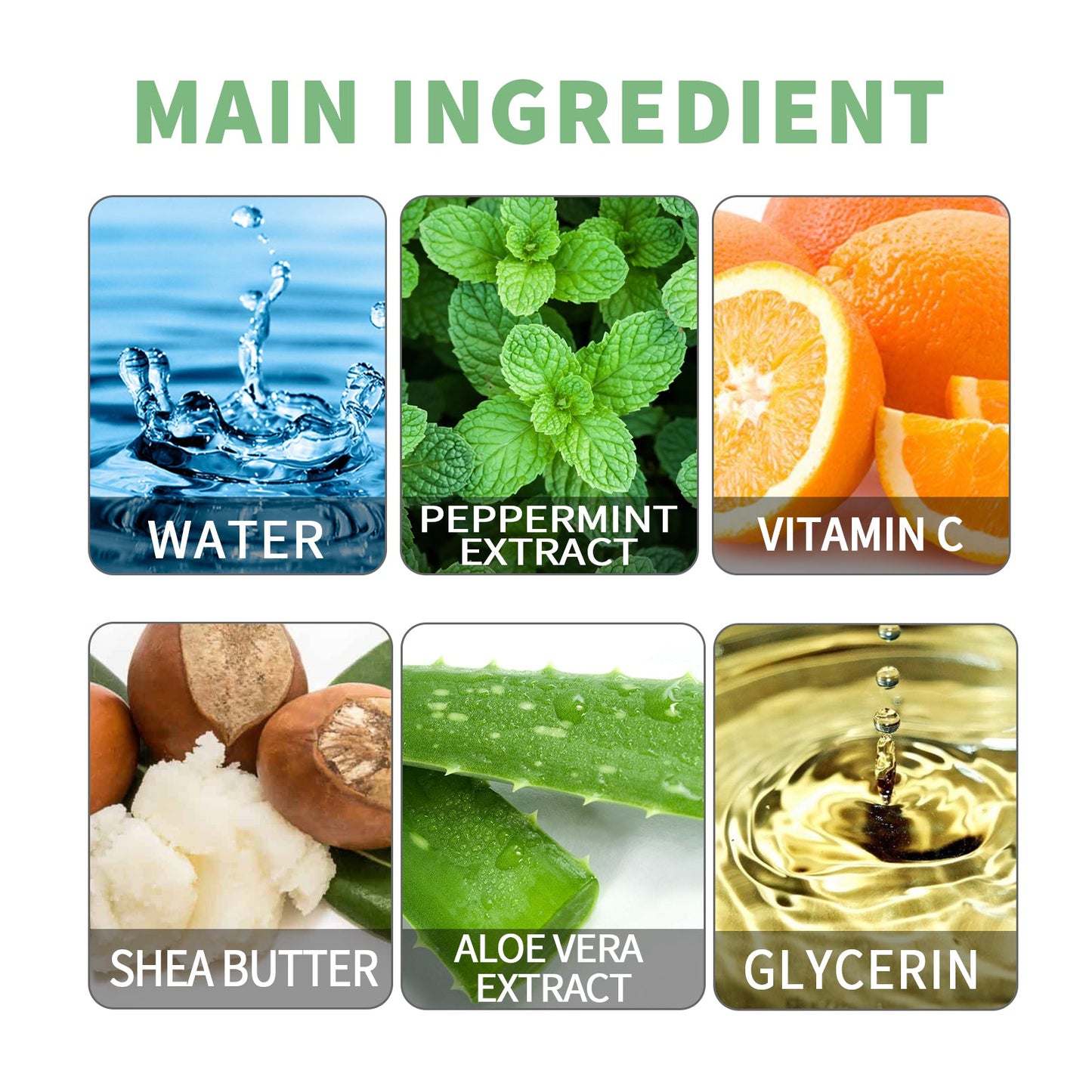 Crème pour les pieds à la menthe poivrée pour des pieds doux et lisses