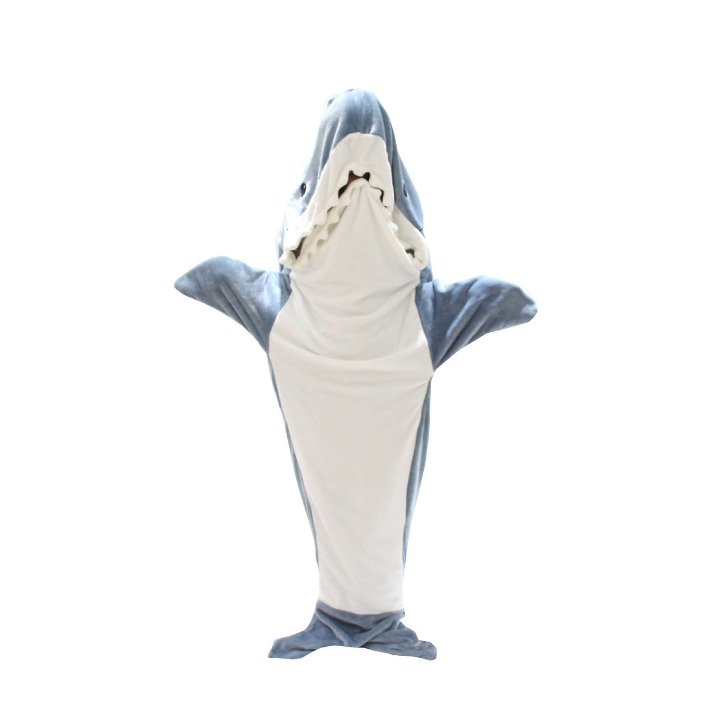 Cartoon Shark Sleeping Bag Pajamas Office Nap Shark Blanket Karakal High Quality Fabric Mermaid Shawl Blanket For Children Adult - Korvel