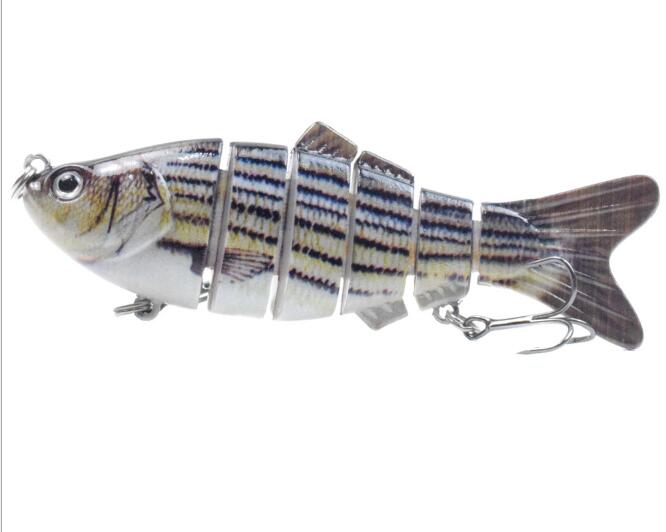 10cm 16.5g Multi-section Lure With Ring Beads Simulation Luya Multi-section Lure Submerged Bionic 6-section Lure - Korvel
