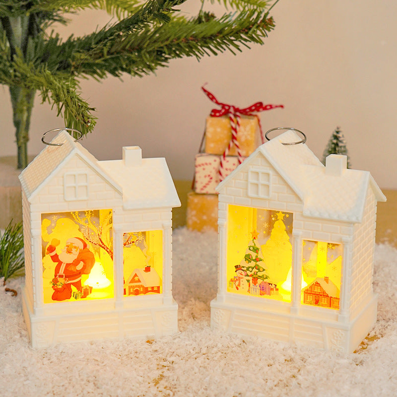Christmas Gift LED Christmas Wind Light Electronic Candle Light Creative Night Light Christmas Tree Pendant Decorative Supplies - Korvel