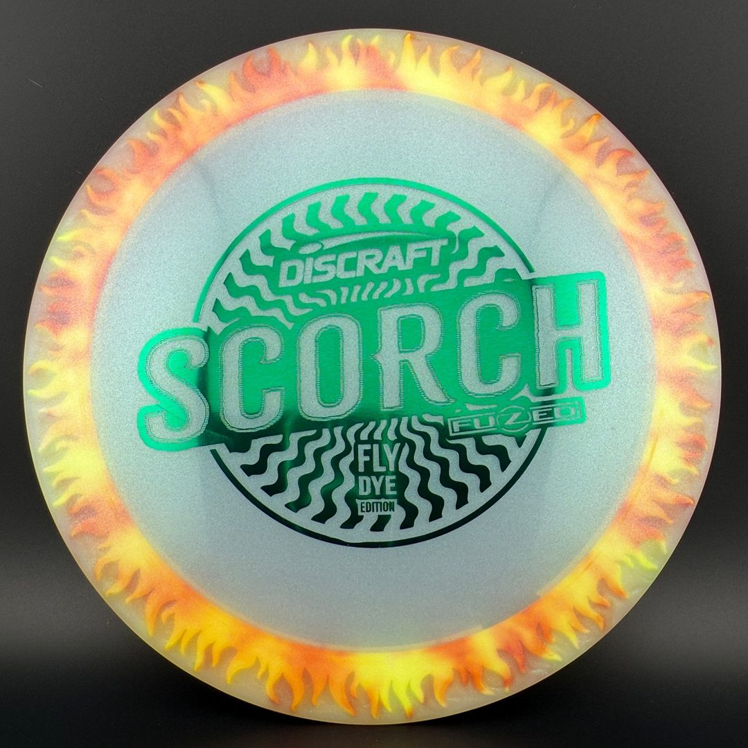 Fly Dye FuZed Sparkle Scorch - Disco de Golf de Edición Limitada