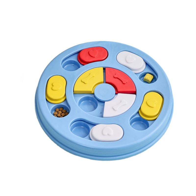 Interactive Slow Feeder Dog Bowl - Puzzle Toy for Pets - Korvel