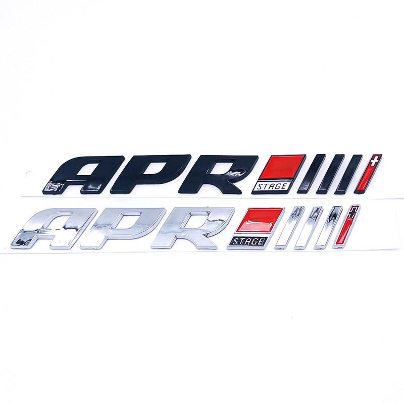 Autocollants de logo APR Badge en ABS pour Audi et Volkswagen