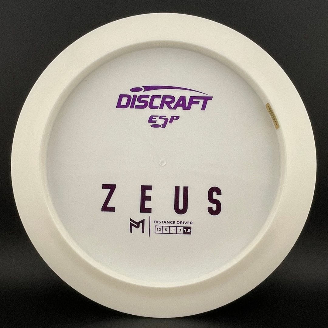 White ESP Zeus - Paul McBeth Signature Disc