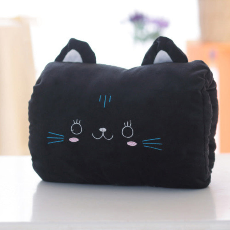 Animated Plush Nap Pillow & Hand Warmer for Kids