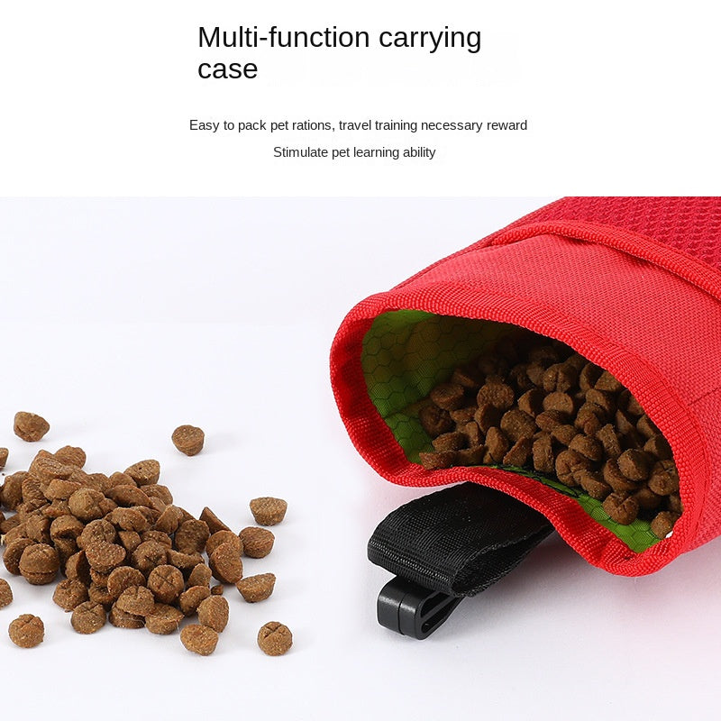 Sac à taille portable pour friandises pour chiens pour l'entraînement en plein air