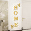 Miroir Décoratif Lettre HOME Deux Papillons Élégant