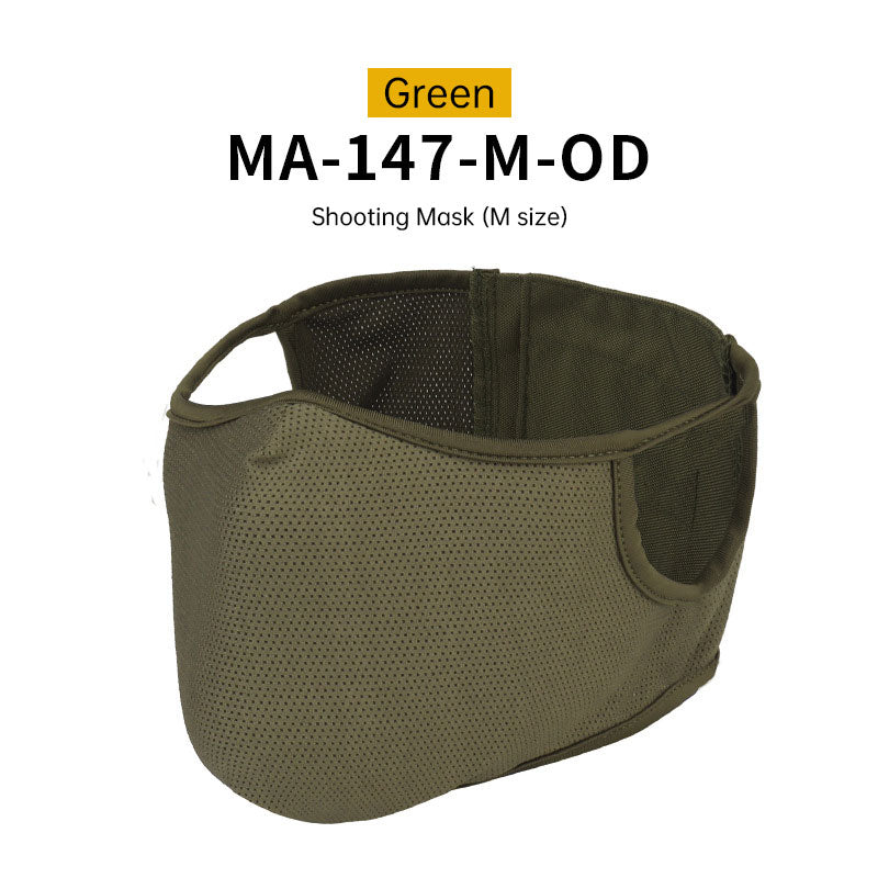 WoSporT Tactical Silicone Shooting Mask - Breathable Protection