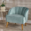 Elegant Blue Velvet Armchair
