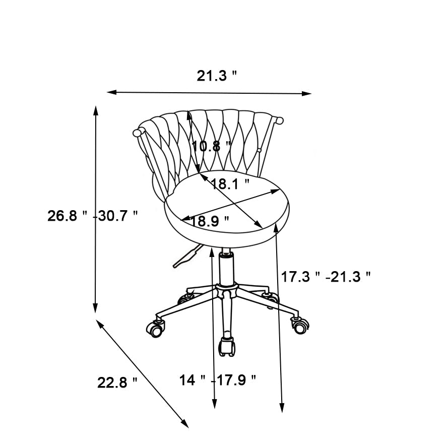 Premium 360-Degree Rotating Bucket Chair in Dark Gray