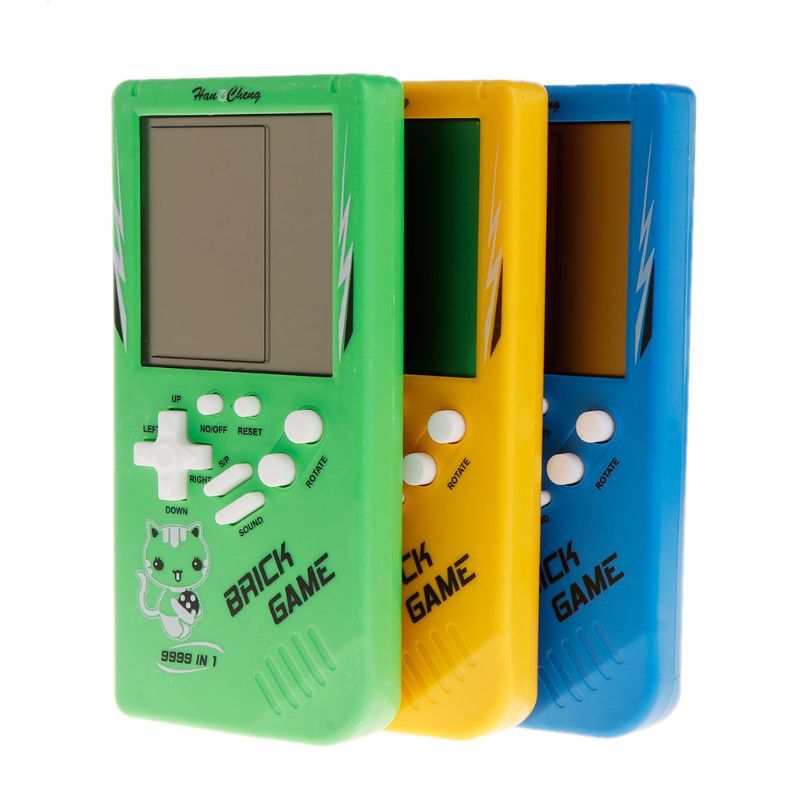 Portable Game Console Tetris Handheld Game Players LCD Screen Electronic Game Toys Pocket Game Console Classic Childhood Gift - Korvel