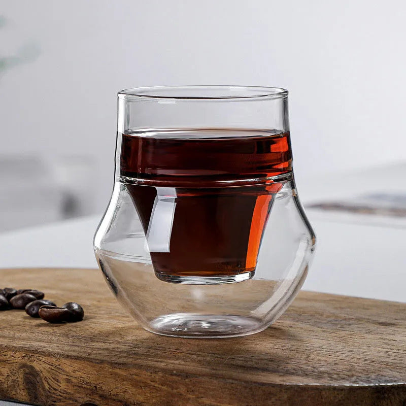 Double-Layer Insulated Coffee Cup - 120ml