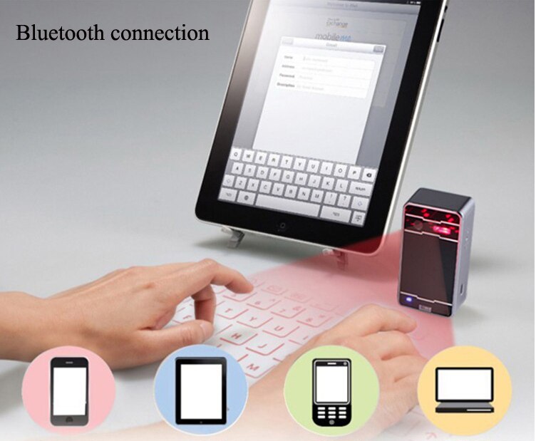 Portable Bluetooth Wireless Virtual Projection Keyboard