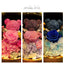 Valentine's Day Gift Everlasting Flower Bear Moss Glass Cover Finished Gift Box for Girlfriend Birthday Ornament Dried Flowers Roses - Korvel