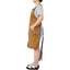 Long heavy-duty waxed canvas tool apron, carpenter apron, carpenter apron, carpenter waterproof 18 ounces - Korvel