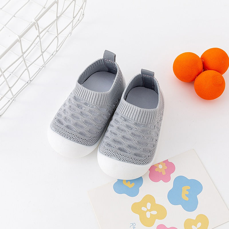 Baby walking shoes indoor anti slip baby front shoes with soft soles for boys and girls shoes - Korvel