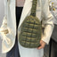 Quilted Nylon Crossbody  Bag - Korvel